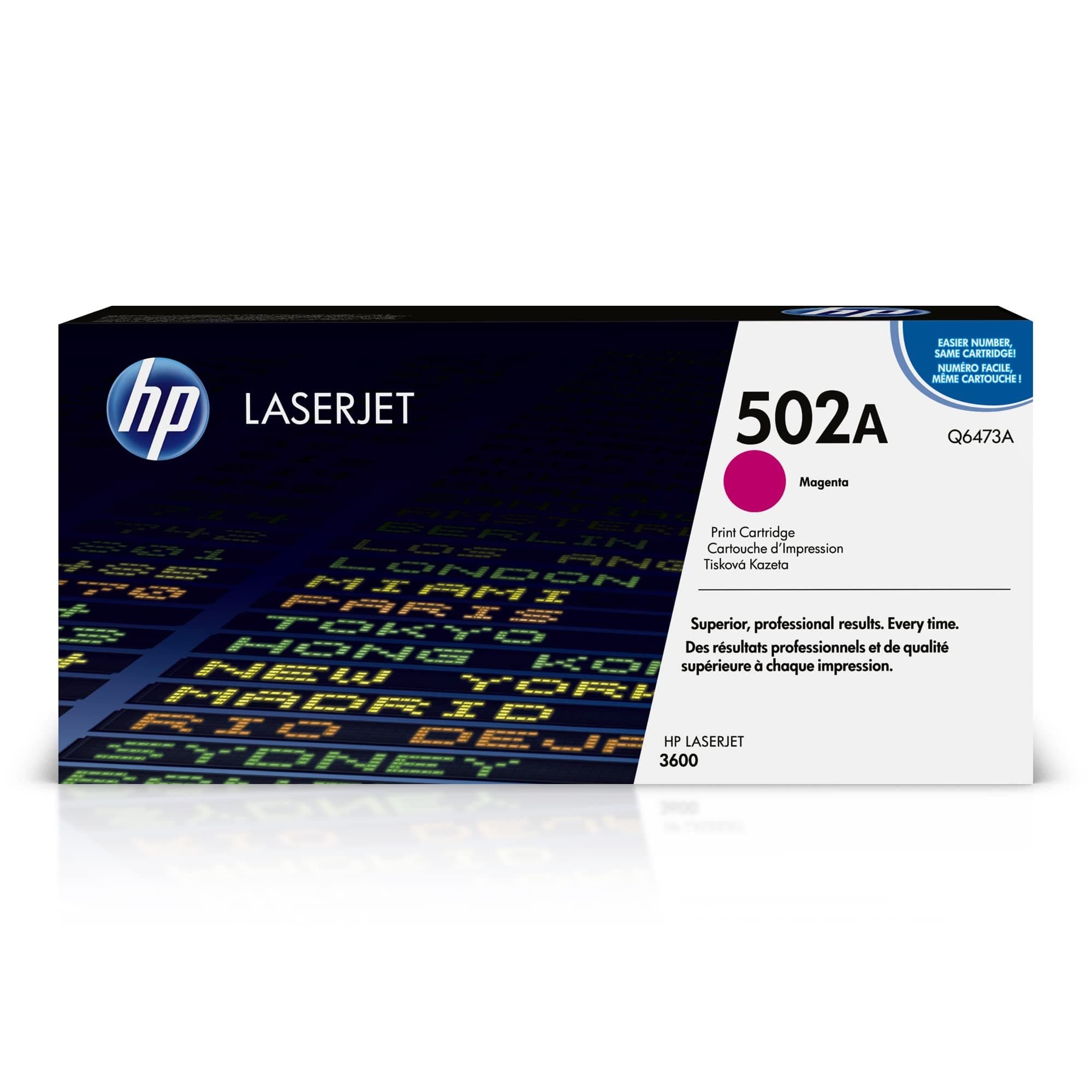 HP Q6473A 502A Original LaserJet Toner Cartridge - Magenta