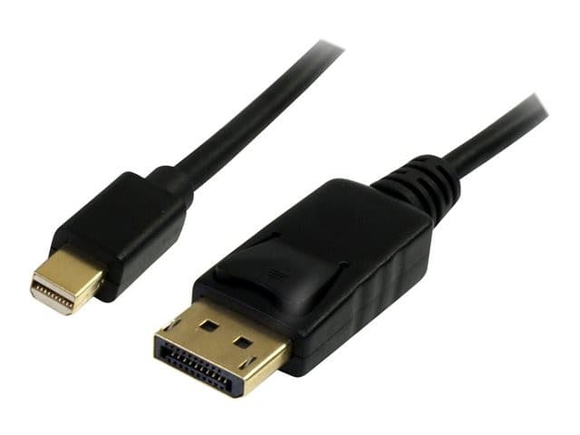 StarTech Mini DisplayPort to DisplayPort Cable M/M - 2m - Black - Image 3