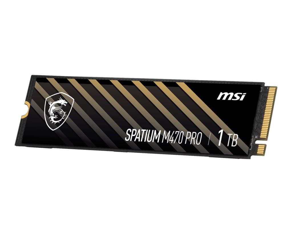MSI Spatium M470 PRO PCIe 4.0 NVMe M.2 1TB PCI Express 4.0 3D NAND - Image 2