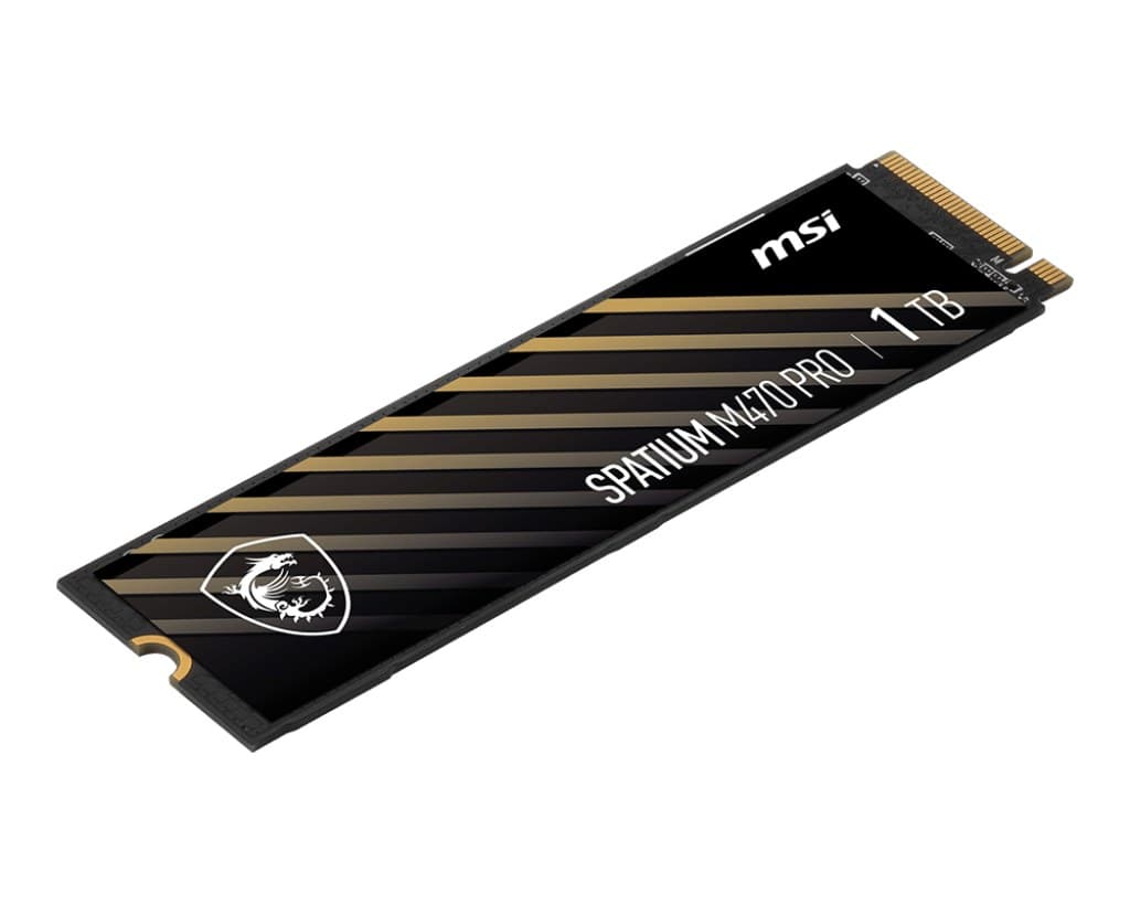 MSI Spatium M470 PRO PCIe 4.0 NVMe M.2 1TB PCI Express 4.0 3D NAND - Image 3