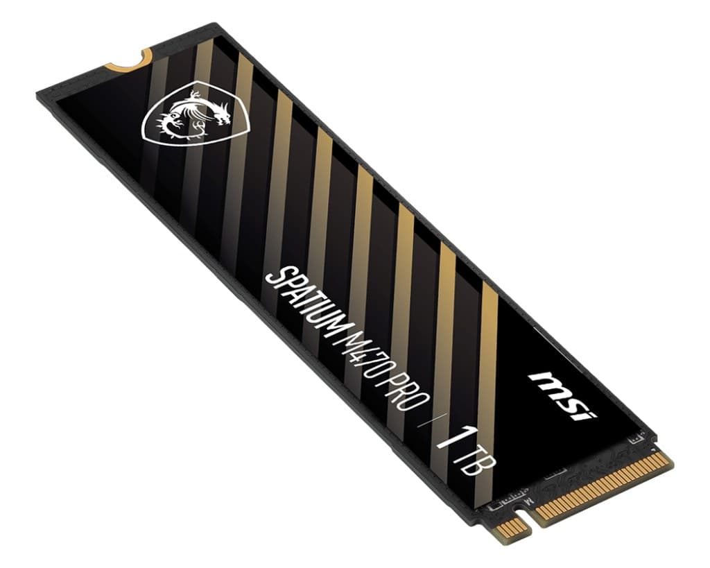 MSI Spatium M470 PRO PCIe 4.0 NVMe M.2 1TB PCI Express 4.0 3D NAND - Image 4