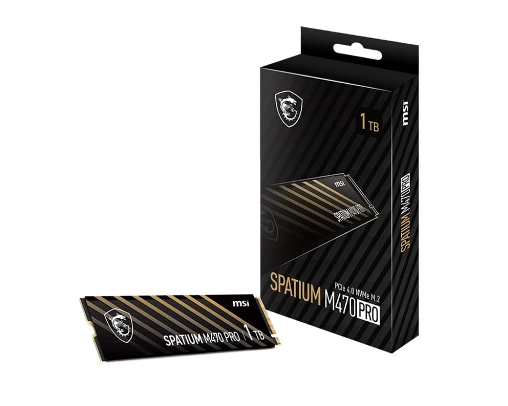 MSI Spatium M470 PRO PCIe 4.0 NVMe M.2 1TB PCI Express 4.0 3D NAND - Image 5