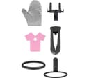 QUEST 42320 Clothes Steamer - Red, White & Silver thumbnail 3