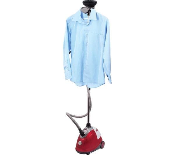 QUEST 42320 Clothes Steamer - Red, White & Silver - Image 4