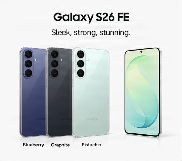 Samsung Galaxy S26 FE 5G 128GB 8GB RAM AI Smartphone - Pistachio - Image 3