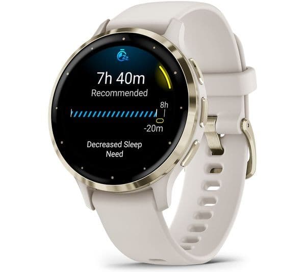 Garmin Venu 3S Smartwatch 41mm Soft Gold & Ivory - Image 3