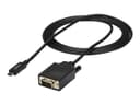 StarTech CDP2VGAMM2MB USB-C to VGA Cable Black thumbnail 2