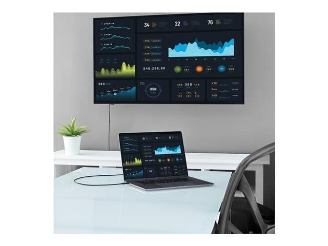 StarTech CDP2VGAMM2MB USB-C to VGA Cable Black - Image 4