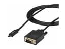 StarTech CDP2VGAMM2MB USB-C to VGA Cable Black thumbnail 5