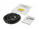 StarTech Cable Management Sleeve 1.5m Black thumbnail 5
