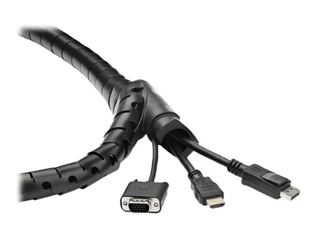 StarTech Cable Management Sleeve 1.5m Black - Image 6