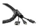 StarTech Cable Management Sleeve 1.5m Black thumbnail 6