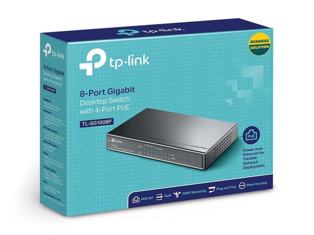 TP-Link 8-Port Gigabit Desktop PoE Switch with 4-Port - Image 4