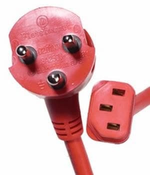 Power cable 1.0m Hospital - Image 1