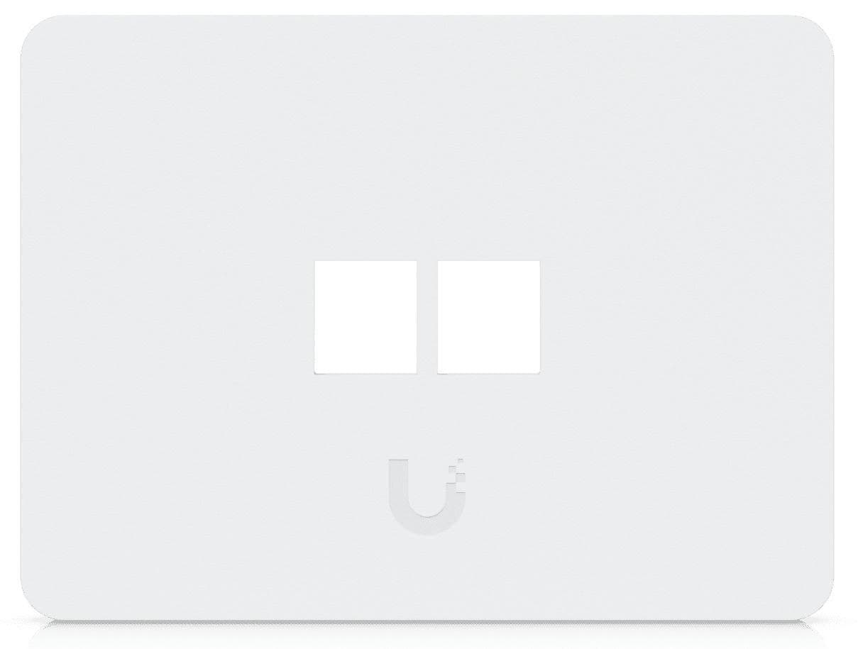 Ubiquiti Universal Paintable Keystone Wall Plate 4-Pack Horizontal - 2-Port