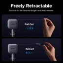 UGREEN 90W Car Charger with 60W Retractable USB-C Cable thumbnail 9