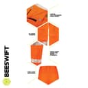 Beeswift Envirowear Orange Hi-Vis Trouser Unisex Reflective Sustainable Circular Process Safety PPE Workwear - 34 Short thumbnail 4