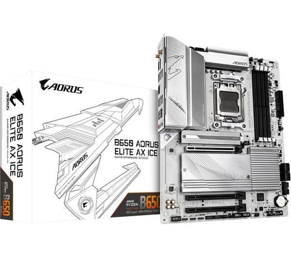 GIGABYTE B650 AORUS ELITE AX ICE DDR5 ATX AM5 Motherboard - Image 3
