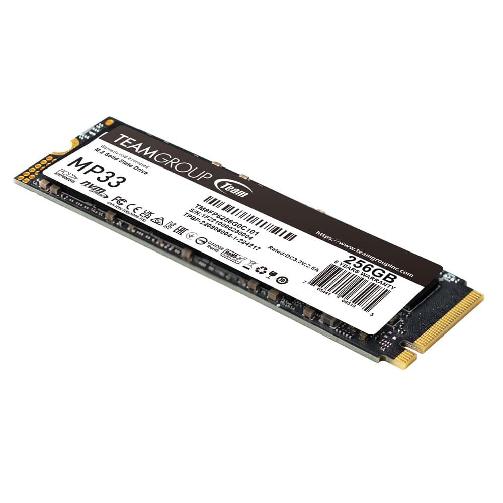 Team Group MP33 256GB M.2 2280 NVMe PCIe 3.0 Internal SSD - Image 3