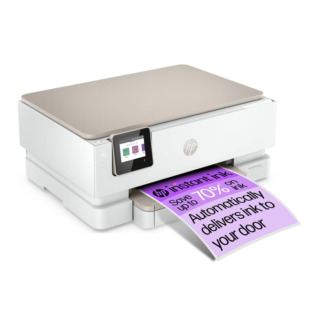 HP ENVY Inspire 7220e All-in-One Wireless Colour Printer - White - Image 2