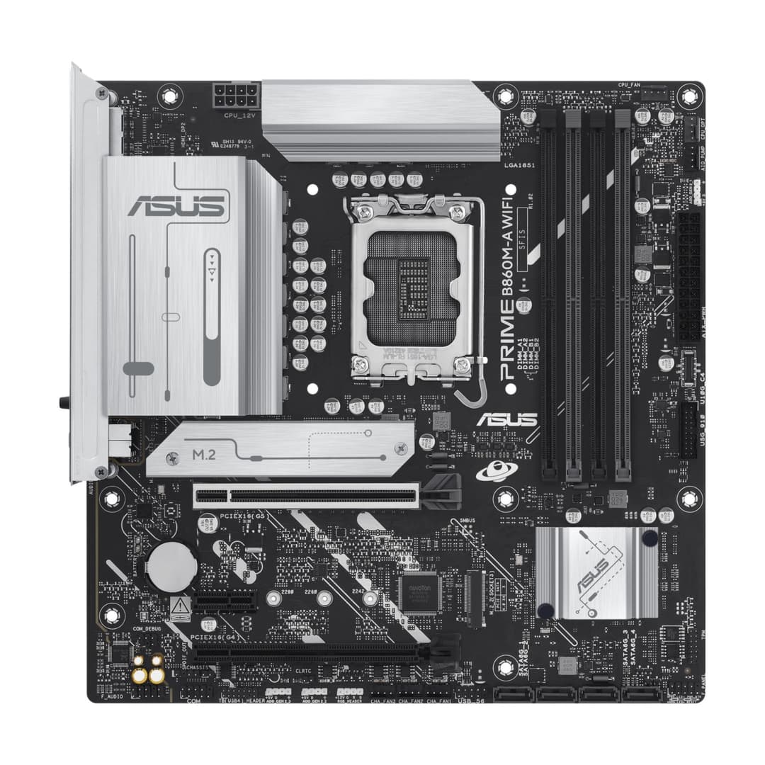 ASUS PRIME B860M-A WIFI Intel B860 Micro-ATX LGA 1851 Motherboard - Image 2