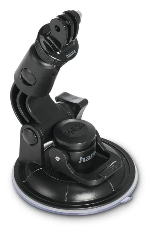 Hama Suction Cup Holder for Action Cams, Universal, Car Tripod, 3D, ⌀ 90 mm - Image 2