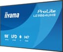 iiyama LE9864UHS-B1AG Signage Display Digital signage flat panel 2.49 m (98") Wi-Fi 500 cd/m² 4K Ultra HD Black Built-in processor Android 24/7 thumbnail 3