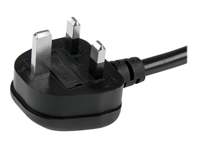 StarTech Power Cable BS 1363 to C19 2m Black - Image 3