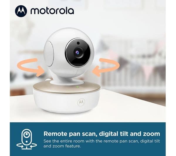 MOTOROLA VM50G 5" Video Baby Monitor - White - Image 4