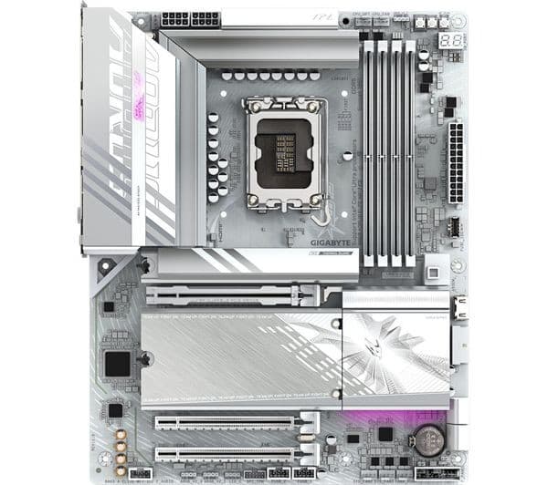 Gigabyte Aorus Elite Wi-Fi7 ICE B860 LGA1851 DDR5 ATX Motherboard White