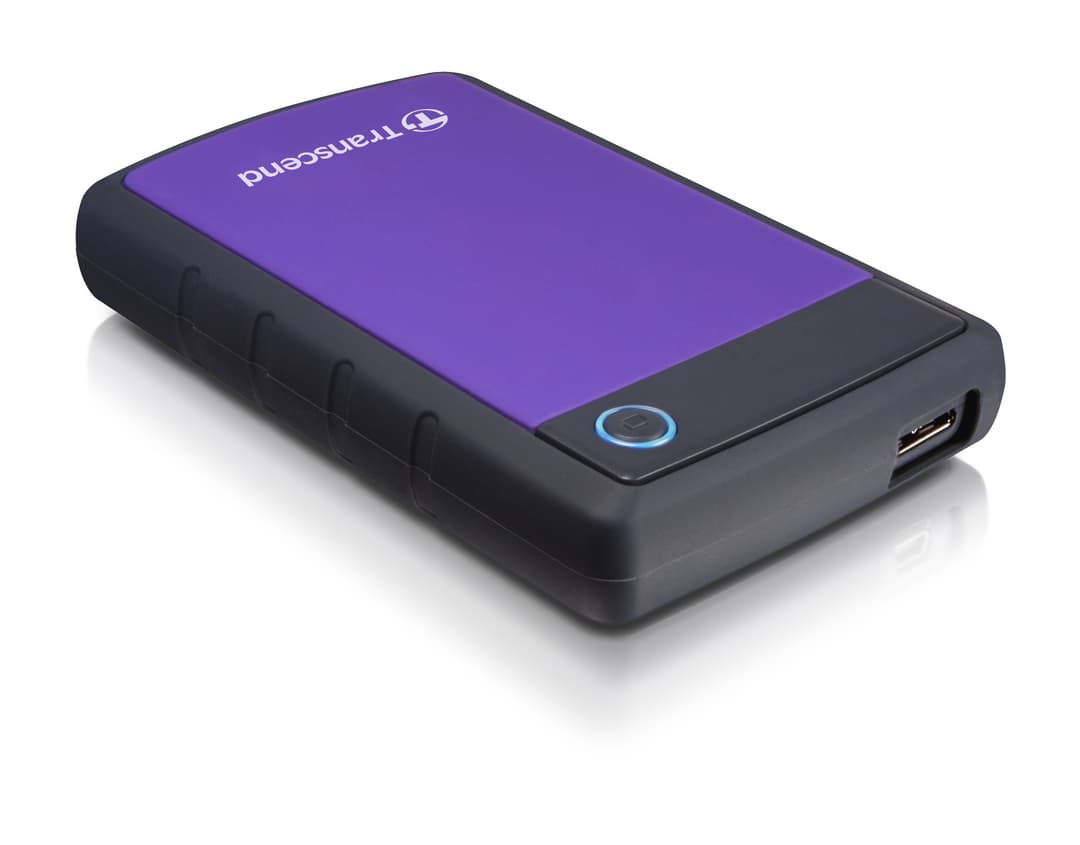 Transcend StoreJet 25H3 2.5-inch USB 3.1 Gen 1 Portable Hard Drive 4TB - Purple - Image 3