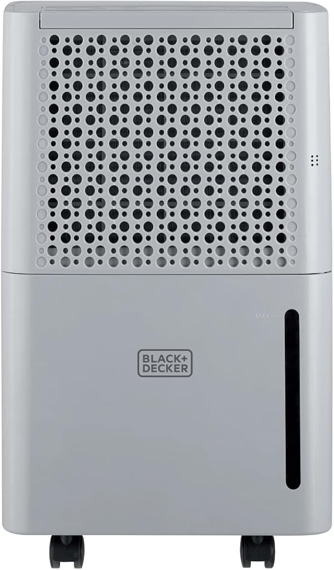 BLACK+DECKER 12L Dehumidifier,4 Modes, Quiet Operation, 2.1L Water Tank, 24-Hour Timer, - Grey - Image 2