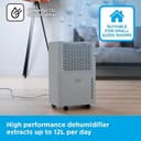 BLACK+DECKER 12L Dehumidifier,4 Modes, Quiet Operation, 2.1L Water Tank, 24-Hour Timer, - Grey thumbnail 3