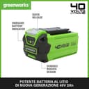 Greenworks 40V G40B2 Battery - Grün thumbnail 2