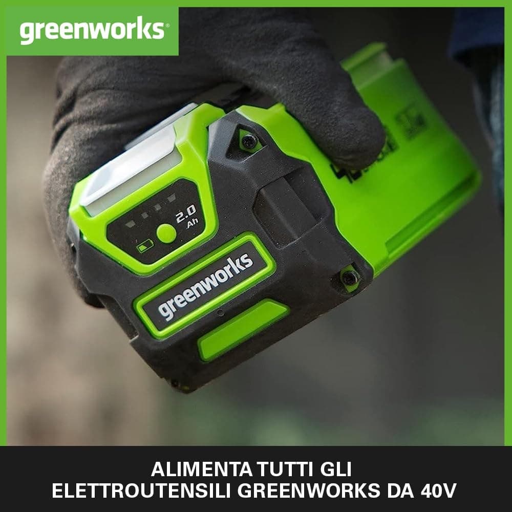 Greenworks 40V G40B2 Battery - Grün - Image 3