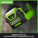 Greenworks 40V G40B2 Battery - Grün thumbnail 3