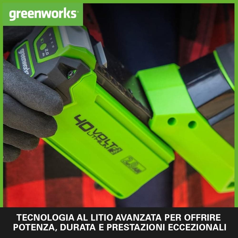 Greenworks 40V G40B2 Battery - Grün - Image 4