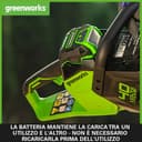 Greenworks 40V G40B2 Battery - Grün thumbnail 5