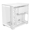 ASUS A32 PLUS ARGB Tempered Glass Dual-Chamber Mid-Tower Gaming PC Case - White thumbnail 7