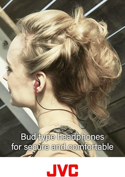 JVC HA-F19BT-GC-E Bluetooth Earbuds Headset - pink - Image 3