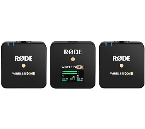 RODE Wireless GO II Dual Channel Microphone System - Black - Image 1