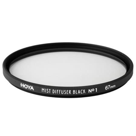 Hoya 67mm Mist Diffuser Black No. 1 Glass Filter - Image 1