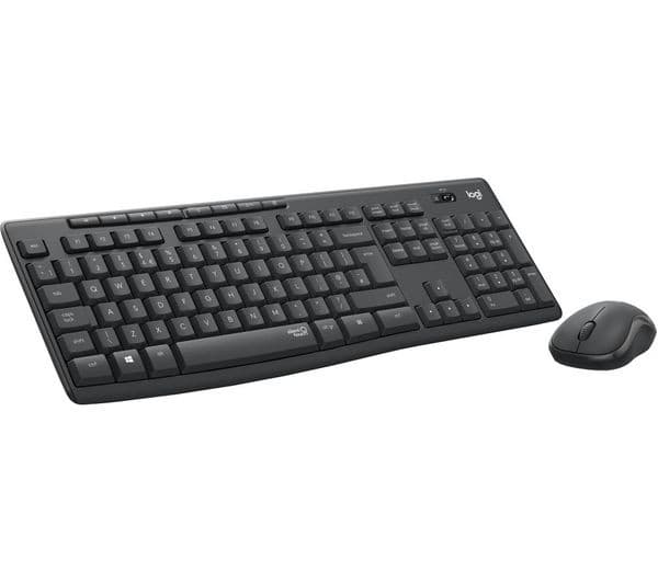 Logitech MK295 Silent Keyboard Mouse Set White - Image 1