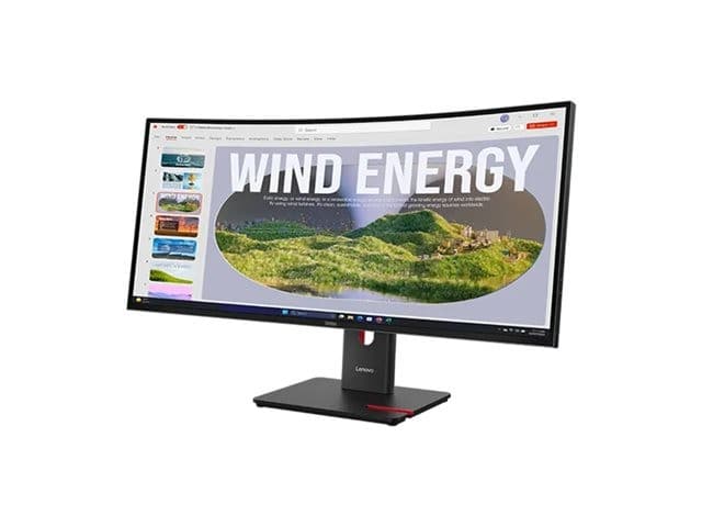 Lenovo ThinkVision T34WD-40 34" Monitor Eclipse Black - Image 3
