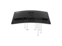 Lenovo ThinkVision T34WD-40 34" Monitor Eclipse Black thumbnail 8