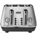 De'Longhi CTI4003.M Distinta Moments 4 Slice Toaster-S/Steel thumbnail 1
