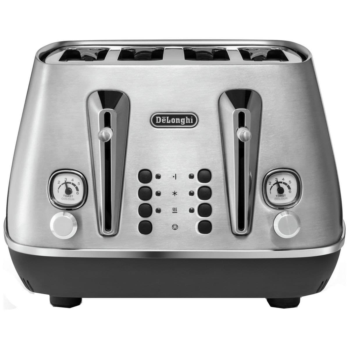 De'Longhi CTI4003.M Distinta Moments 4 Slice Toaster-S/Steel