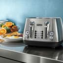 De'Longhi CTI4003.M Distinta Moments 4 Slice Toaster-S/Steel thumbnail 5