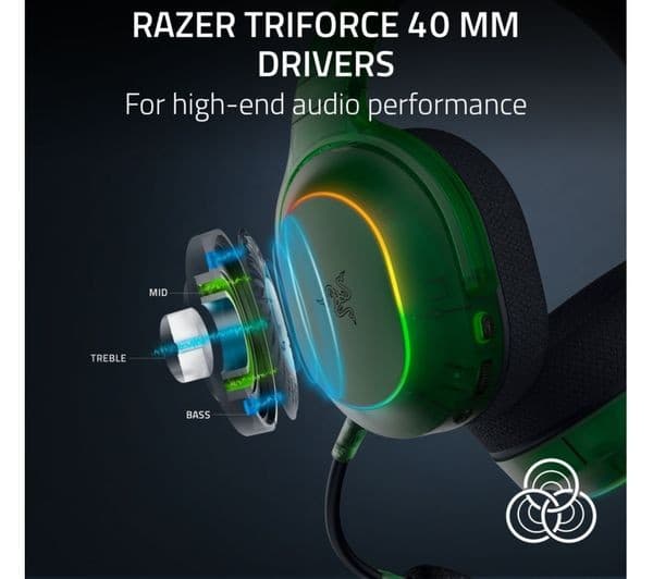 Razer Barracuda X Chroma Wireless Gaming Headset - Phantom Green - Image 5