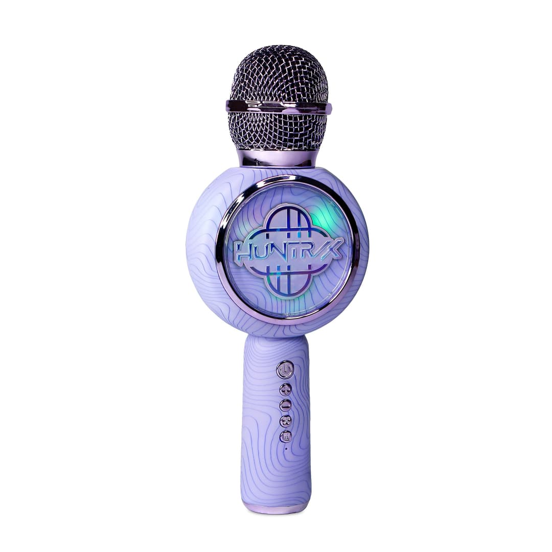 OTL KPop Demon Hunters Karaoke Microphone and Wireless Speaker with LED Lights Purple - Image 2
